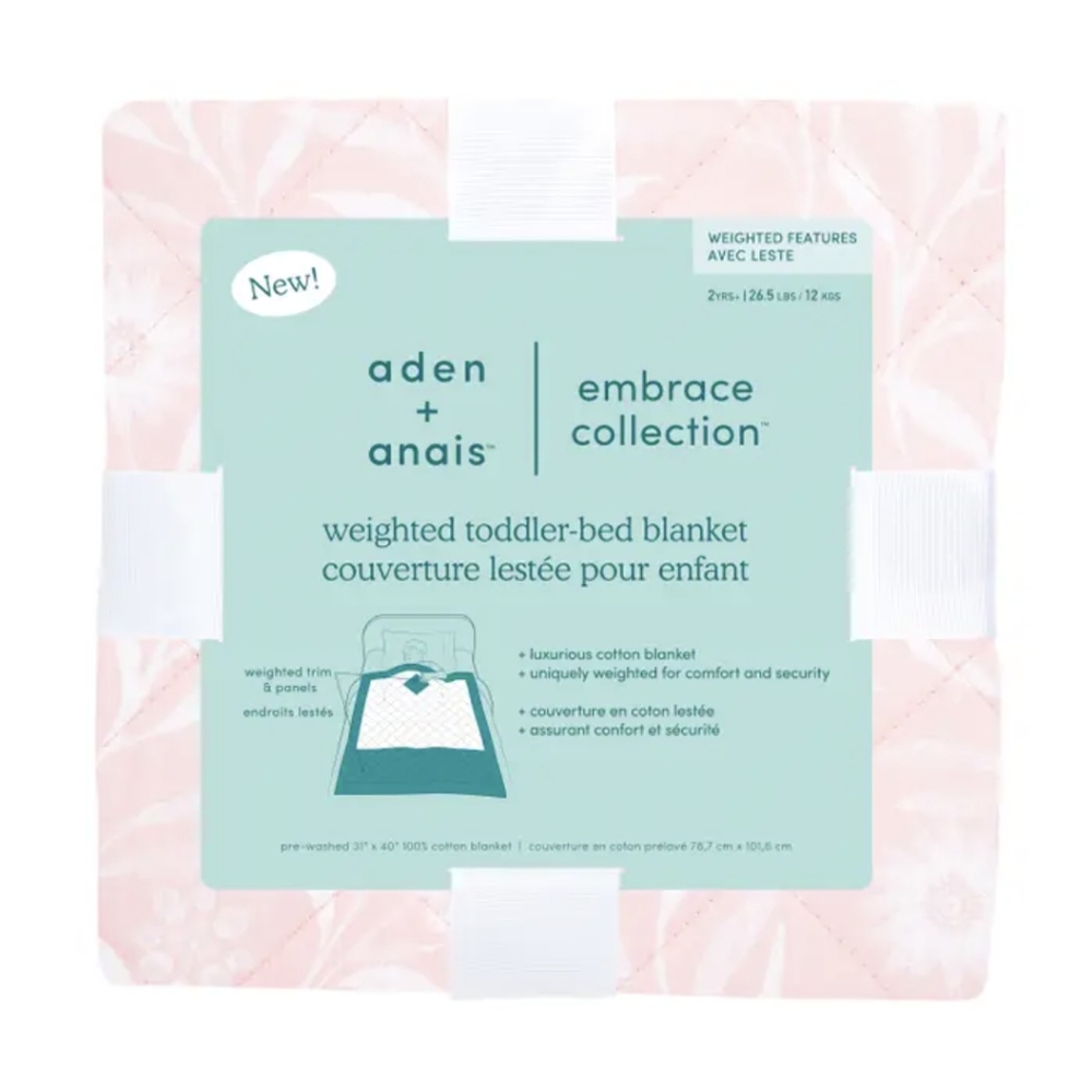 aden + anais Weighted 2.65 lbs Toddler Blanket Ophelia